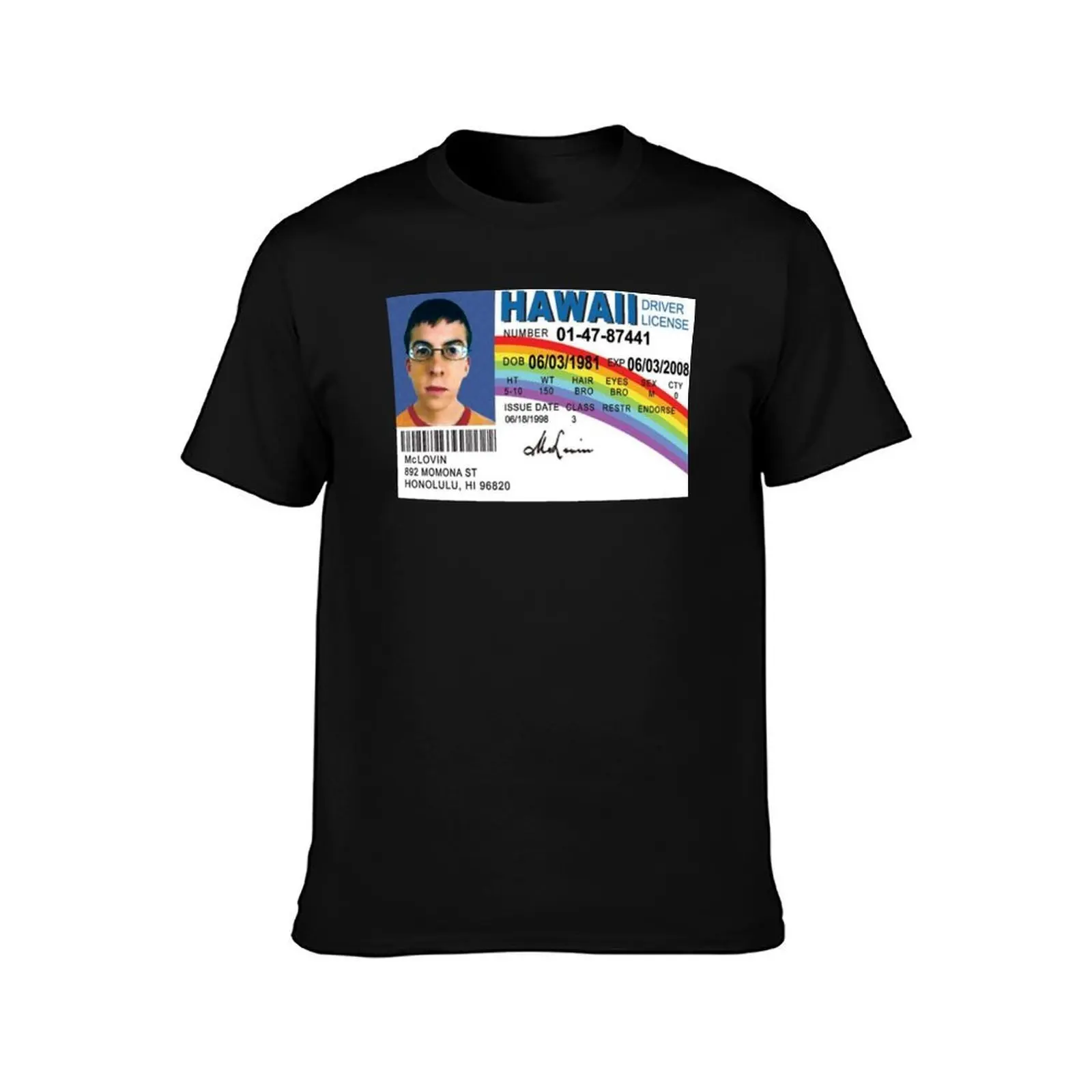 McLOVIN SUPERBAD INSPIRED T-Shirt, Summer Casual Cotton Tee, Oversized Streetwear Tops, Vintage Graphic Print, Unisex Men Women