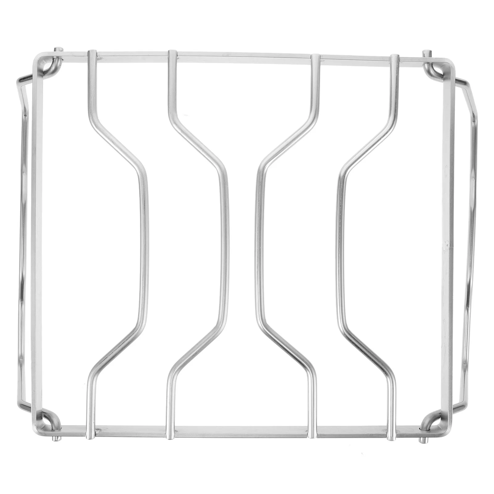 

Portable Stove Grill Rack Stainless Steel Folding Campfire Stand For Outdoor Bbq Picnic Cooking Multi-Functional Tabletop