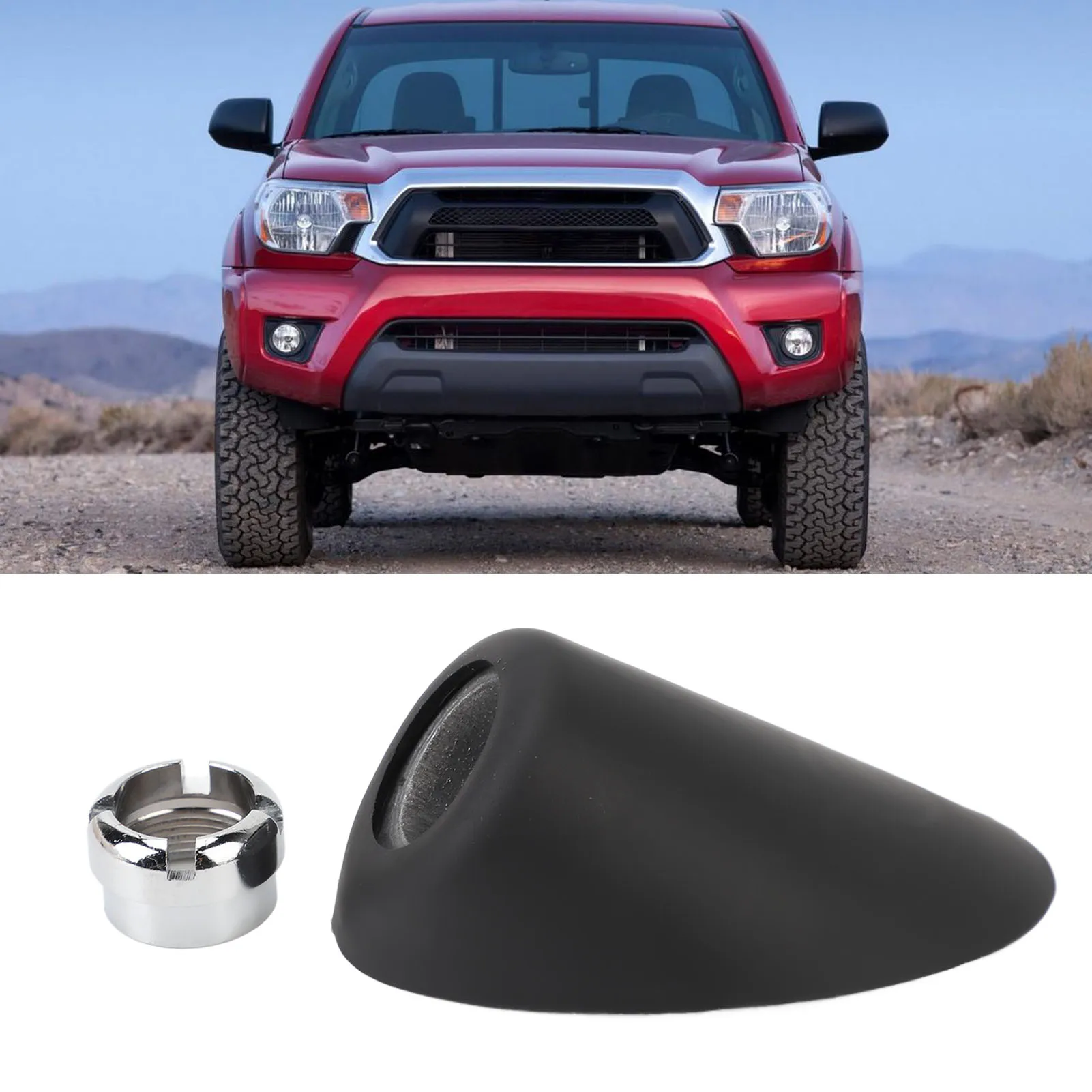 Antenna Base Mount Easy To Install Perfect Fit 86396 04040 Antenna Base Nut Kit Lightweight Anti Wear for Tacoma 2005 To 2015