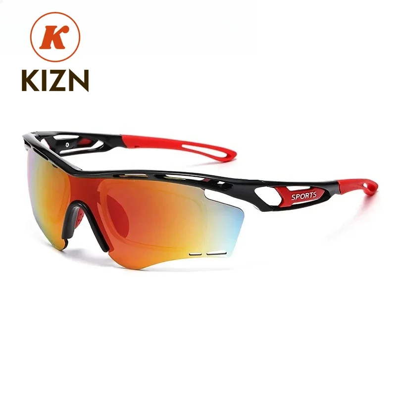 

Спортивные очки KIZN для альпинизма, солнцезащитные очки для активного отдыха, оптические, с диоптриями, на заказ, для коррекции близорукости -1.00 -1.25 -1.50 +1.75 +2.00