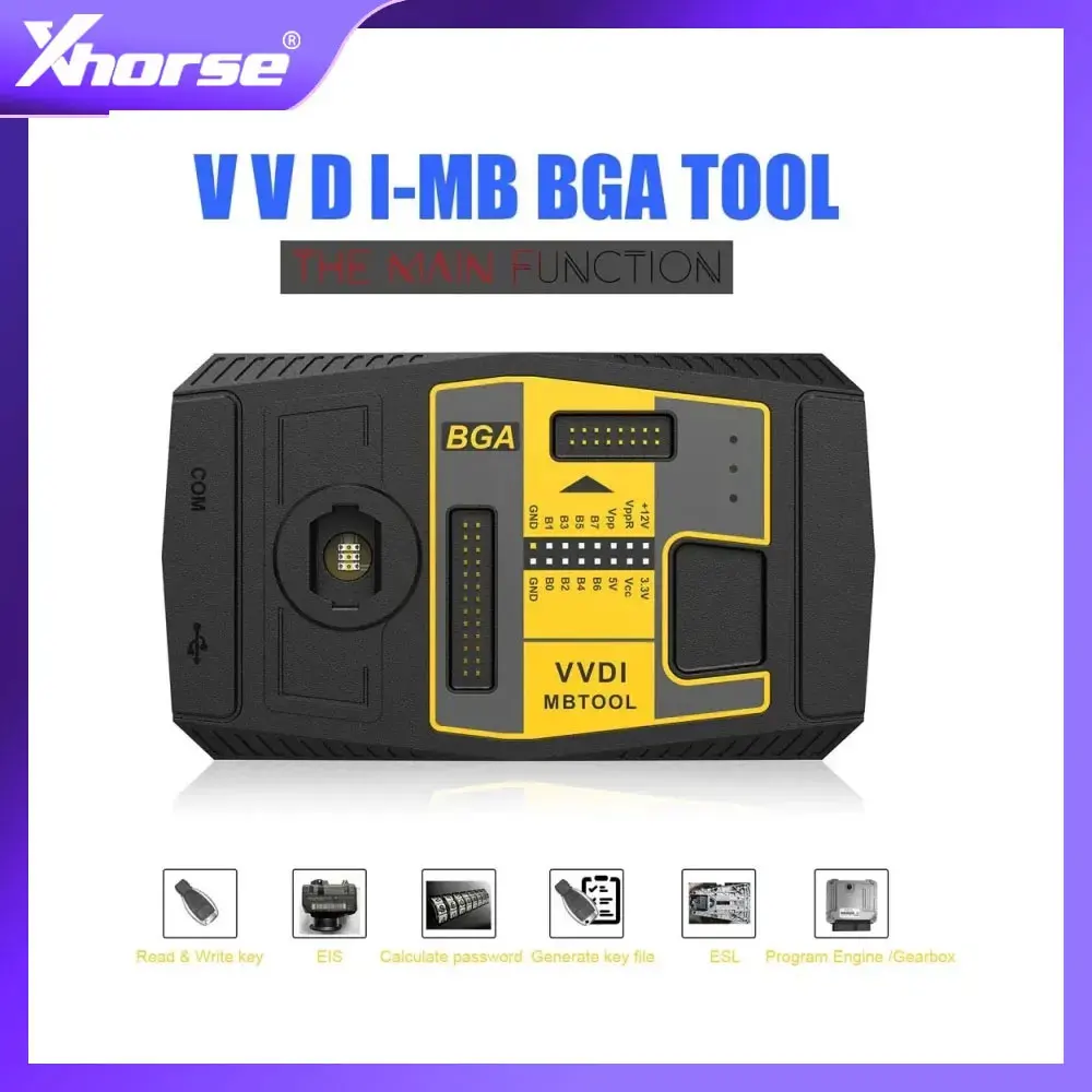 

V5.1.5 Xhorse VVDI MB BGA Tool for Benz Key Programmer Support 1997-2014 FBS3 for Benz Key Programming