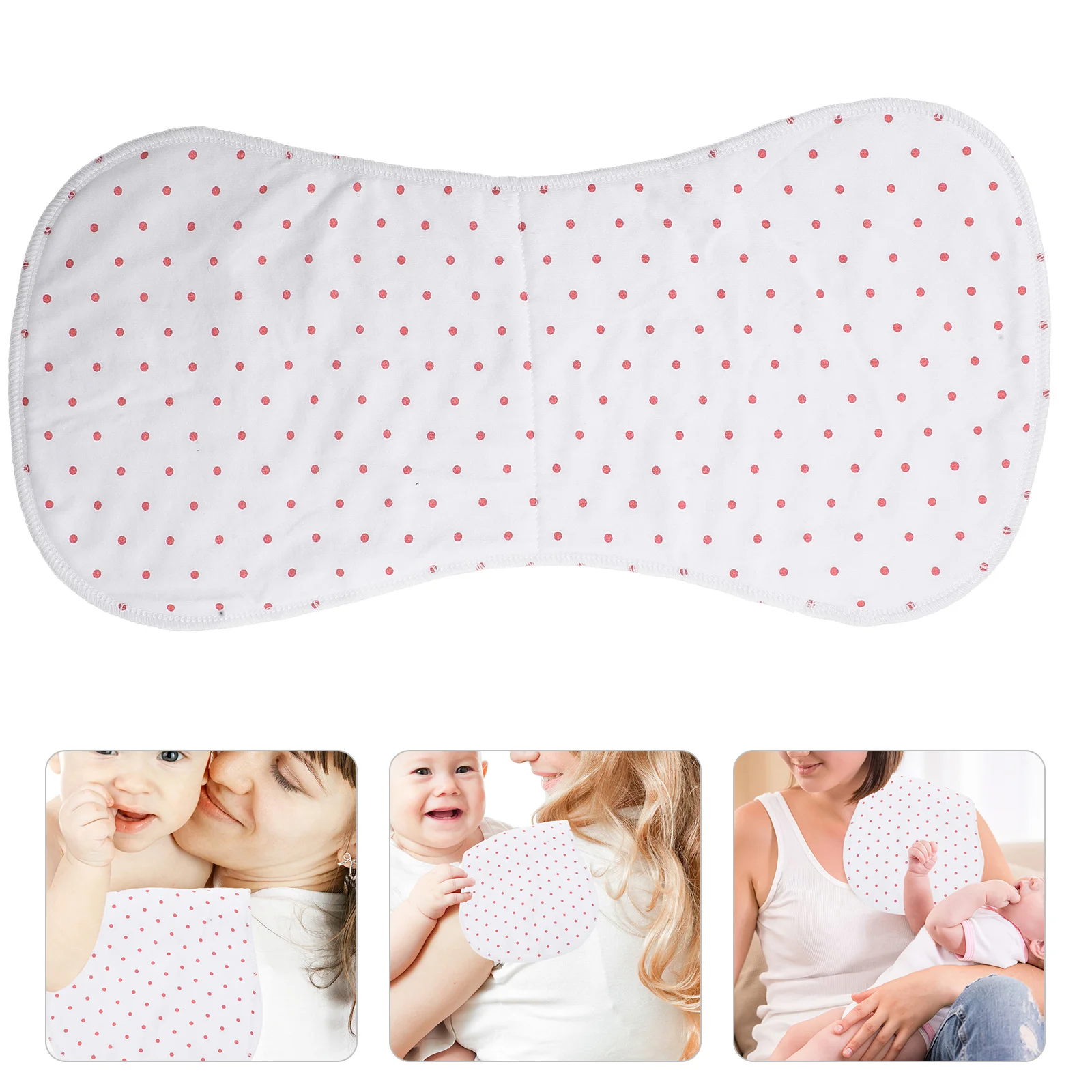 Musselin-Baby-Spucktuch aus Baumwolle, weich, saugfähig, Waschlappen für Neugeborene, unverzichtbare Sabbertuch, weißes Baby-Spucktuch, Lätzchen für Neugeborene