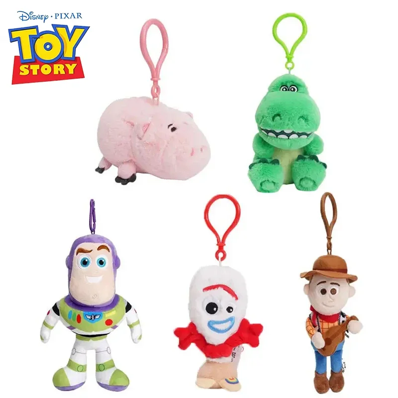 

Disney Pixar Toy Story Plush Toys Woody Buzz Lightyear Pendant Bag Ham Hog Pig Accessories Car Pendant Valentine's Day Gifts