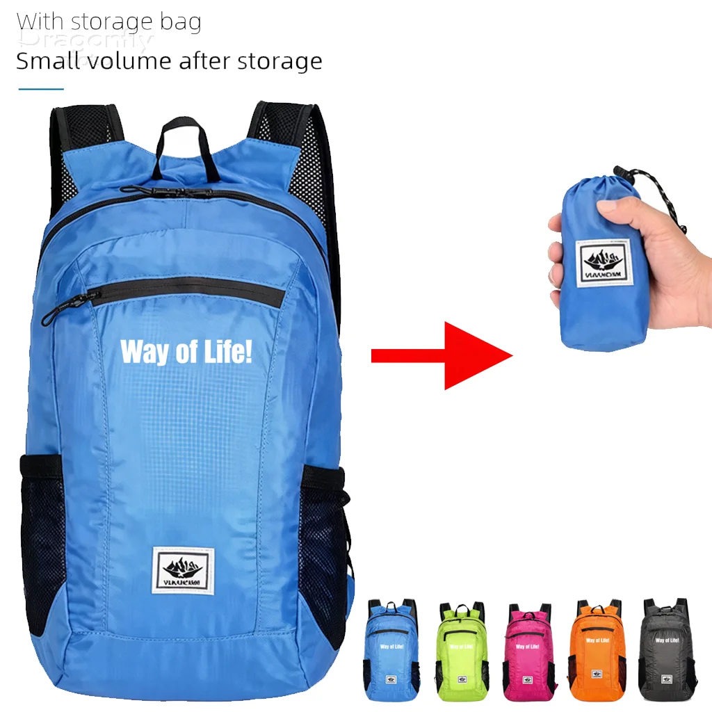 

Small Foldable Backpack Bag for SUZUKI 650 VSTROM V STROM DL 650 DL XT DL650 650XT Motorcycle 20L Mini Foldable Backpack Light