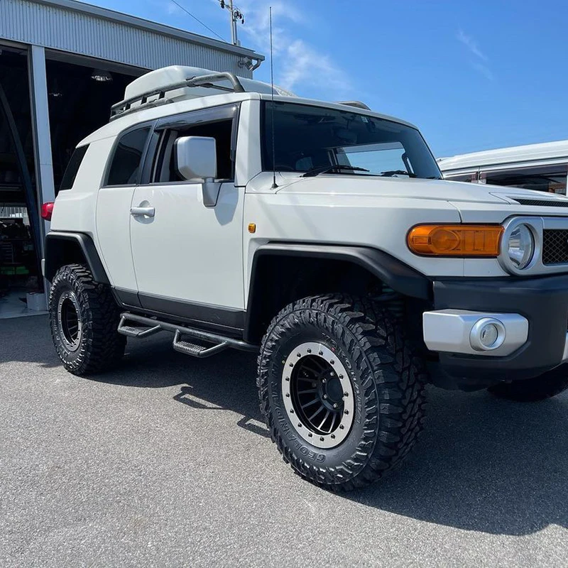 TS-FJ-302 الأصلي سيارة منحرف الشمس قناع الملحقات الخارجية السيارات منحرف المطر الحرس حاجز الرياح ل FJ كروزر #2