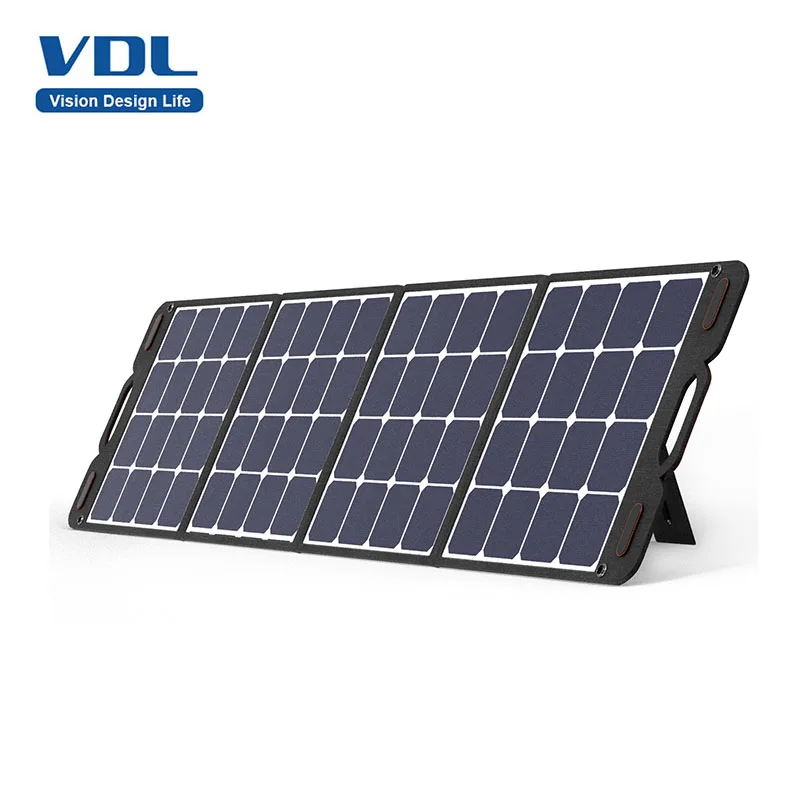 Pannello solare portatile VDL pannello solare monocristallino da 200W uscita 16-20V, esterno per rimorchio da campeggio, pannello solare per rimorchio per barche
