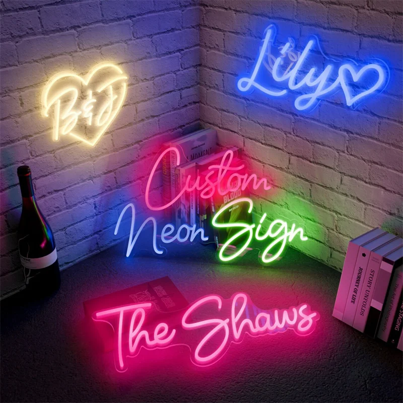 

Custom Neon Sign | Neon Sign | Wedding Signs | Name Neon Signs | LED Neon Light Sign | Wedding Bridesmaid Gifts | Wall Decor