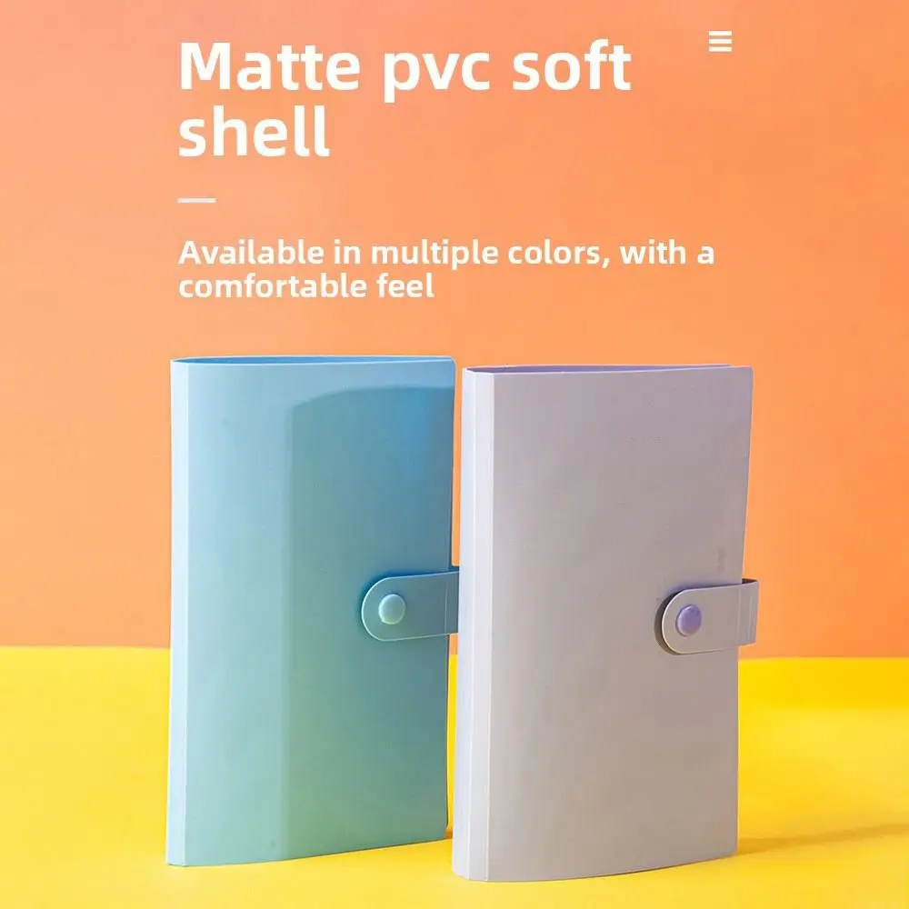 สมุดสะสมธนบัตร 100 แผ่น ปก PU สำหรับเก็บเงิน สมุดสะสมธนบัตรแบบใช้ซ้ำได้ ความจุขนาดใหญ่ ถุงเก็บธนบัตร