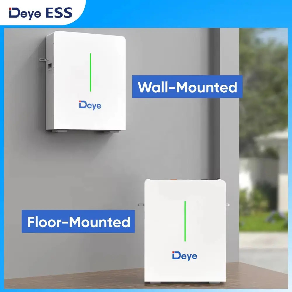 12V/24V/48V Lithium-Eisenphosphat-Akku (LiFePO4) 100Ah-500Ah für Wohnmobile/Marine/Off-Grid Deye