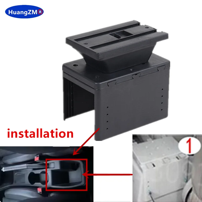 For Renault Clio 5 Armrest Box for Renault Captur Clio5 Car Armrest Box Central Storage Box Retrofit Interior Car Accessories