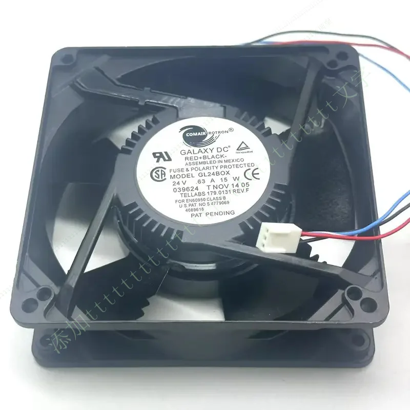 

W ДЛЯ COMAIR ROTRON GL24BOX DC 24 В 0,63 А 15 Вт 127x127x38 мм Вентилятор охлаждения сервера