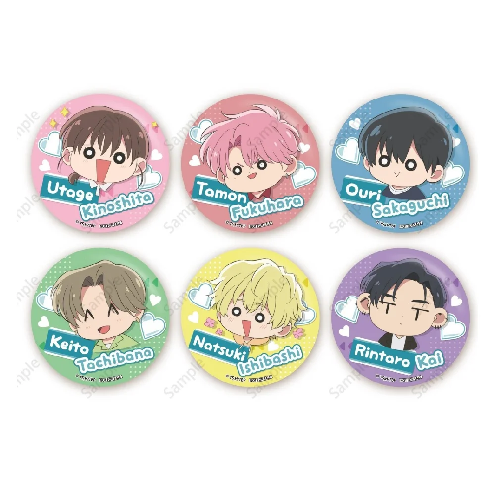 Tamon's B-Side 2026 Acrylic Keychains Sparkling 5.8cm Model Fukuhara Tamon Can Badge F/ACE Idol Fans Gift