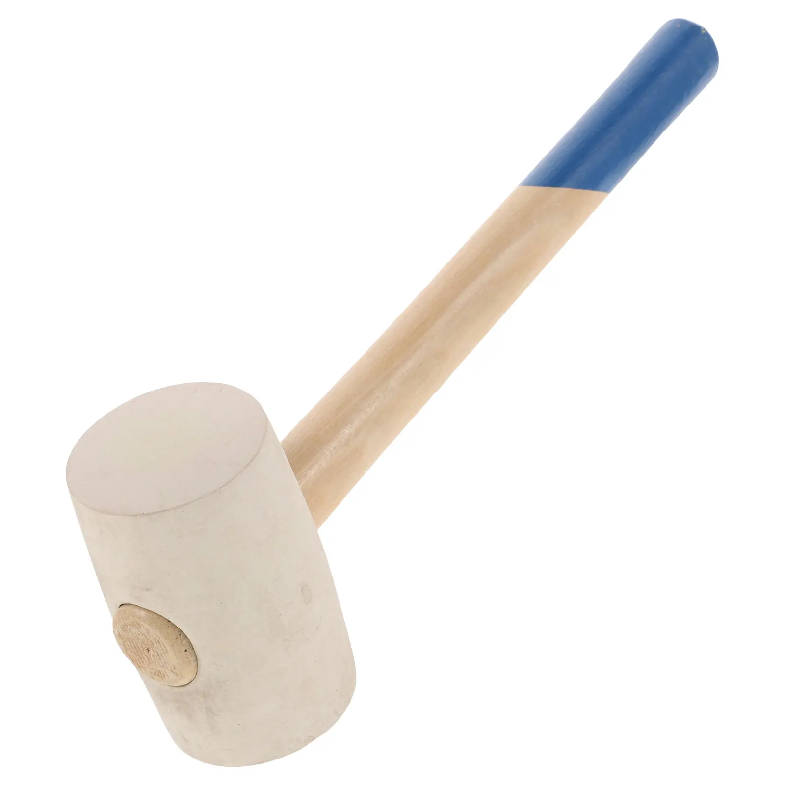 Bola de martelo de borracha, cabo de madeira, ferramenta de instalação de azulejos, à prova de choque, durável, antiderrapante para bola de fibra, azulejos de vidro