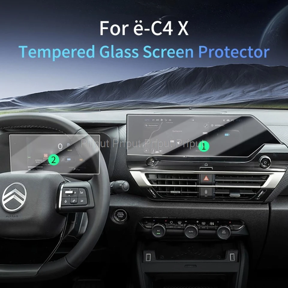 BIXUAN 9,2 inch displaybeschermfolie compatibel met Seat Cupra Ateca FR Arona ibiza 2021 2022 2023 2024 navigatie beschermfolie transparant 9H gehard