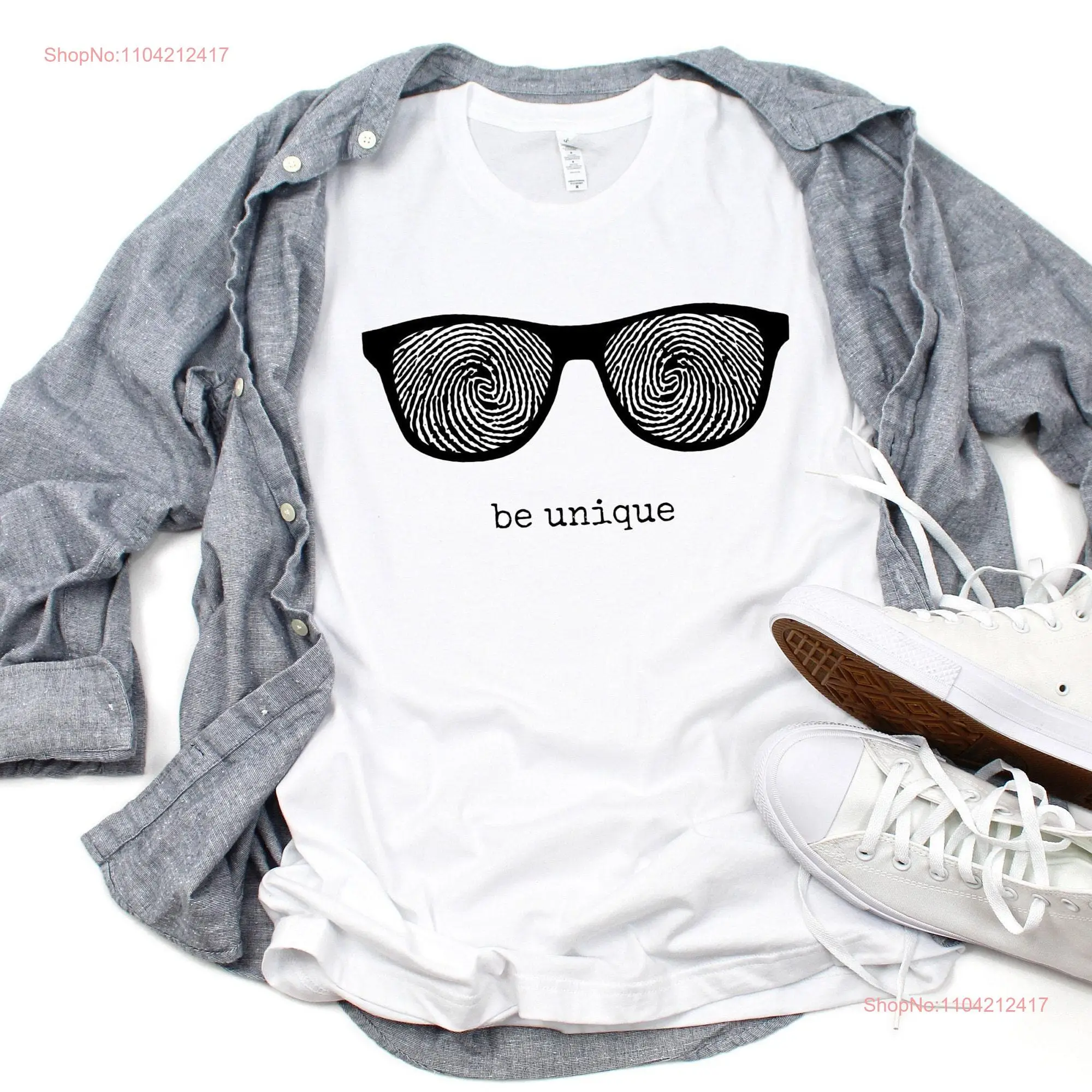 Be Unique T Shirt opticiannow Collab Optometrist Optician Ophthalmologist Ophthalmic Tech Glasses Opto Thumbprint