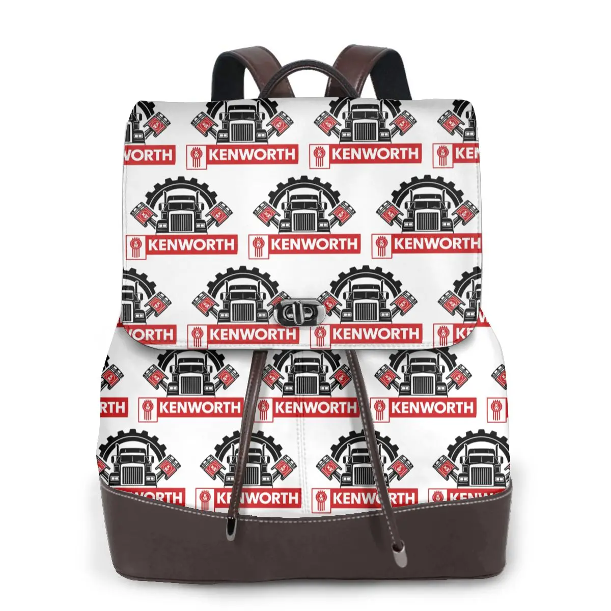 Kenworth Logo Bookbag School Student Bags Hiking Travel Daypack for Women Fashion Derma Backpack