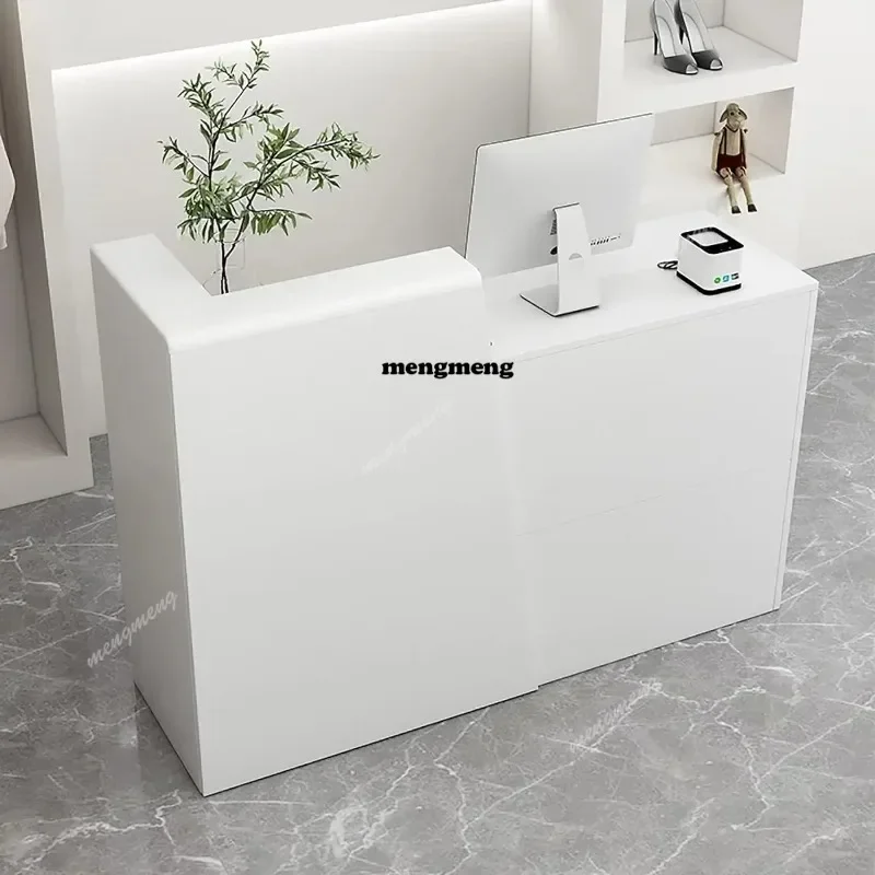 

Corner Office With Storage Counter Mesa Companies Professional Reception Front Aesthetic Escritorio Cosmetics Spa Furniture DD