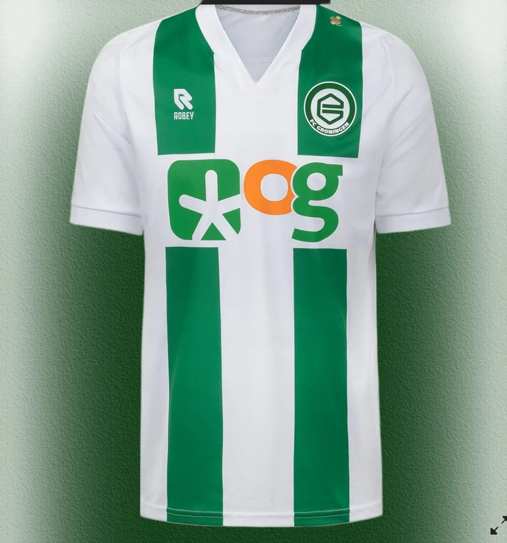 

New Arriavl 25_26 Netherlands Groningen X Gronings Sport Training Uniform Home_Away Kit Foot Sport T-shirt for Adult_Kids