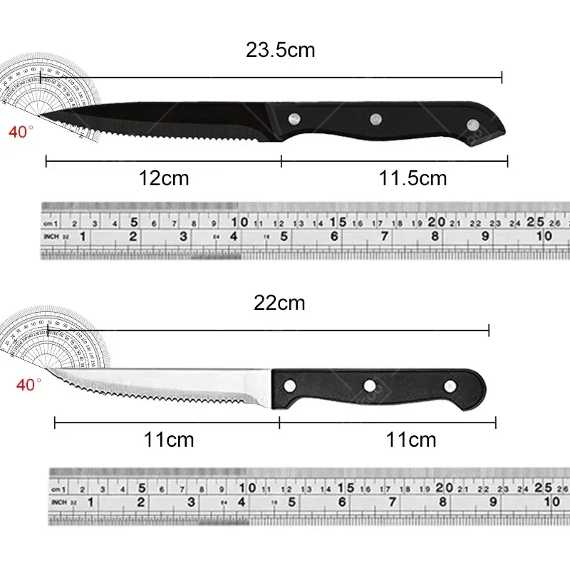 WXCOO kuchnia ząbkowany nóż do steków zachodnia restauracja tasak do mięsa ostry profesjonalny nóż szefa kuchni obieraczka do owoców krajalnica do