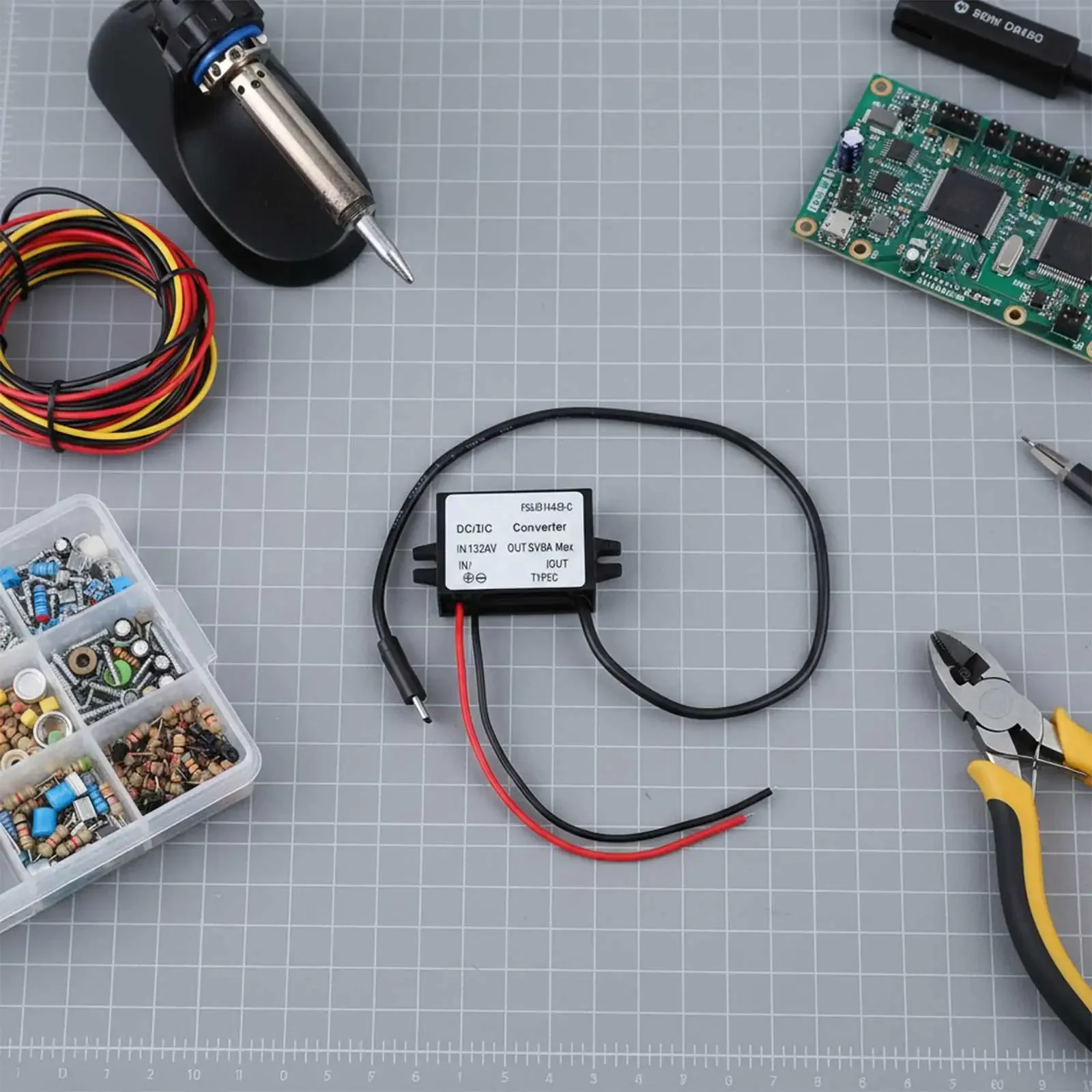 12V 24V Converter 5A Power Supply For Charging Devices Automatic Device Identification Overheat Protection Step Down Module