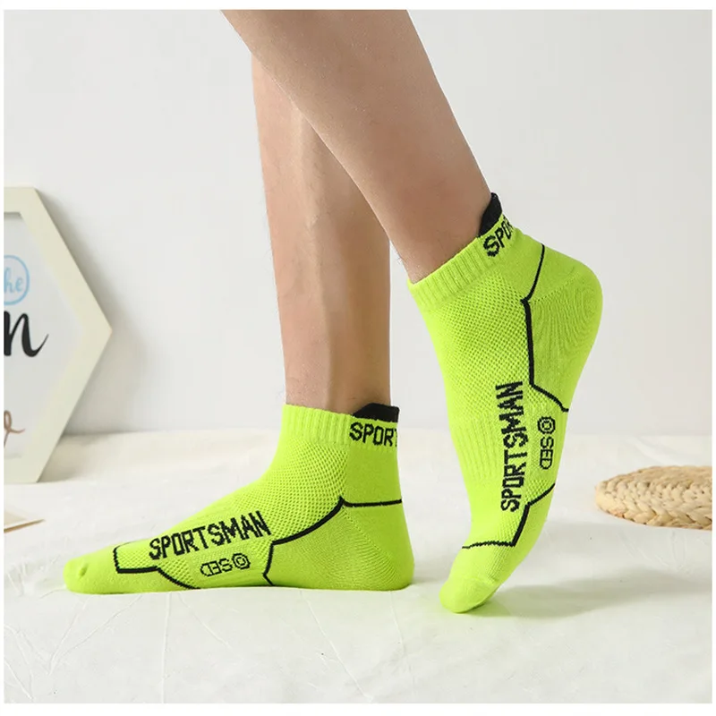 6 組の高品質ニット抗臭男性スポーツソックス夏の吸汗メッシュ通気性カップルランニングカジュアルソックス