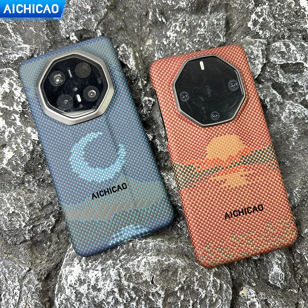 

ACC-Real Carbon Fiber Phone Case for Huawei Mate 60RS/70RS Lightweight Ultra-thin Mate 70RS Aramid Fiber case
