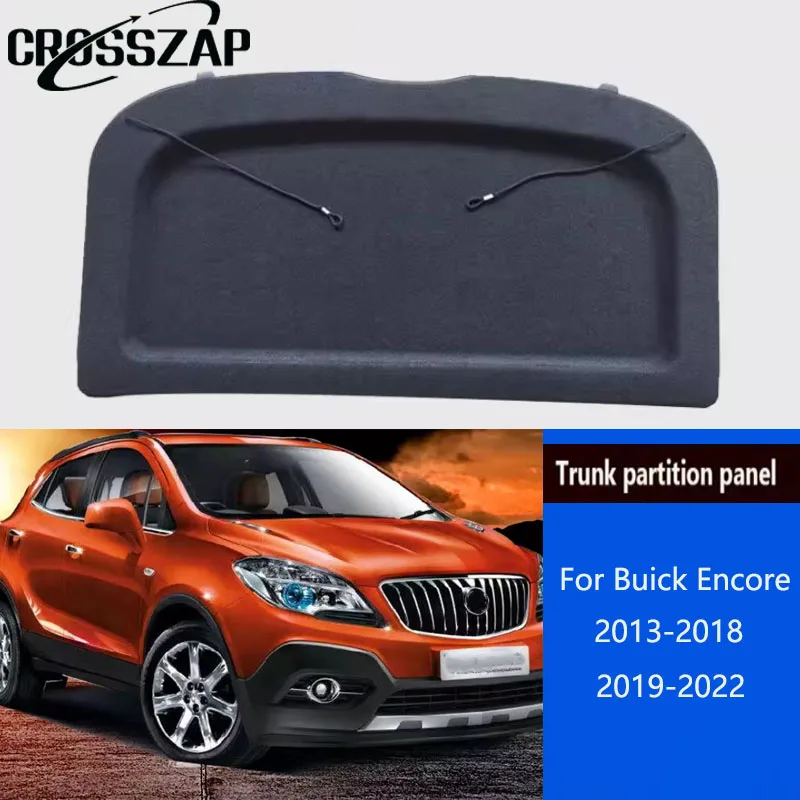 

CrossZap For Buick Encore 2013-2022 Encore PLUS Black NewRear Parcel Shelf Load Cover Trunk Partition Storage Board Baffle