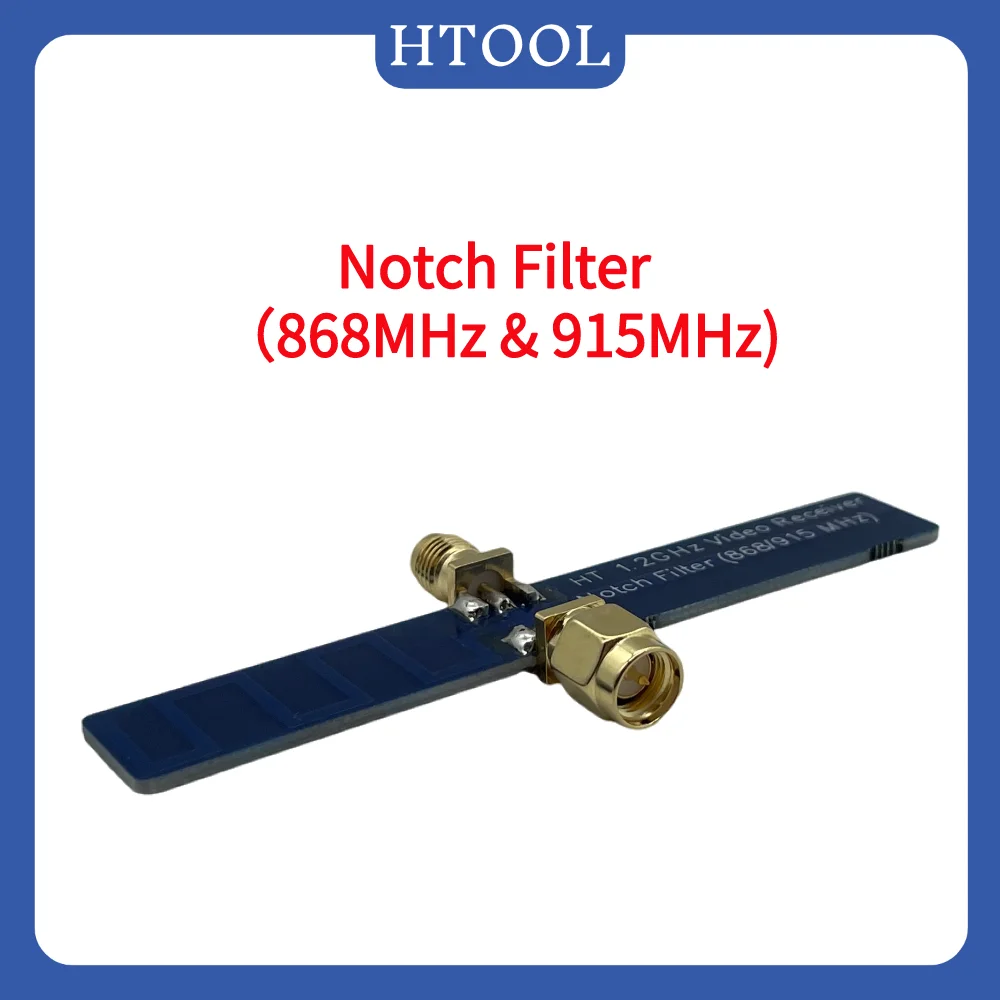 HTOOL HT1G 1.2GHz Notch Filter 868/915MHz Improves 1.2-1.3GHz Video Receiver Crossover