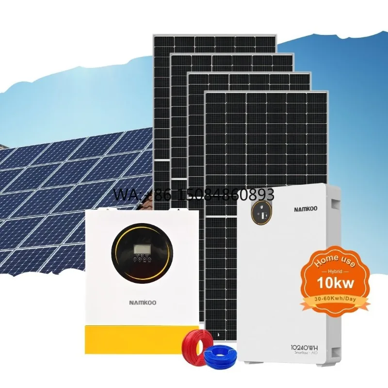 Complete Off Grid Solar System Package, 5KW 10KW Full Solar Panel Kit Solar Energy Set