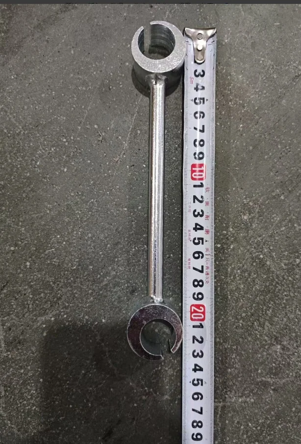Doppelkopf-Türscharnier-Reparaturschlüssel, Scharnierlücken, Reparatur von Handwerkzeugen, arbeitssparende Schraubenschlüssel für Zuhause, Schraubenschlüssel für Rundbolzen – Detail 3