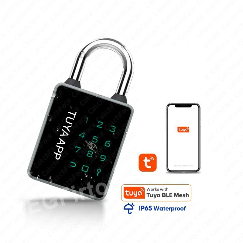 TTLOCK Padlock Tuya APP IC Card RFID Password Key NFC Unlock Way Waterproof IP65 Bluetooth Smart Electronic Door Lock