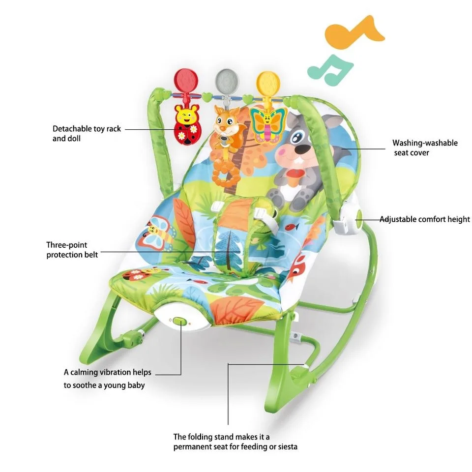 KSF Niska cena Muzyczny fotel bujany dla niemowląt do malucha Rocker Zabawka dla niemowląt Wyzwalacz dla dzieci Huśtawki dla dzieci Dziewczynki Zabawki dla dzieci