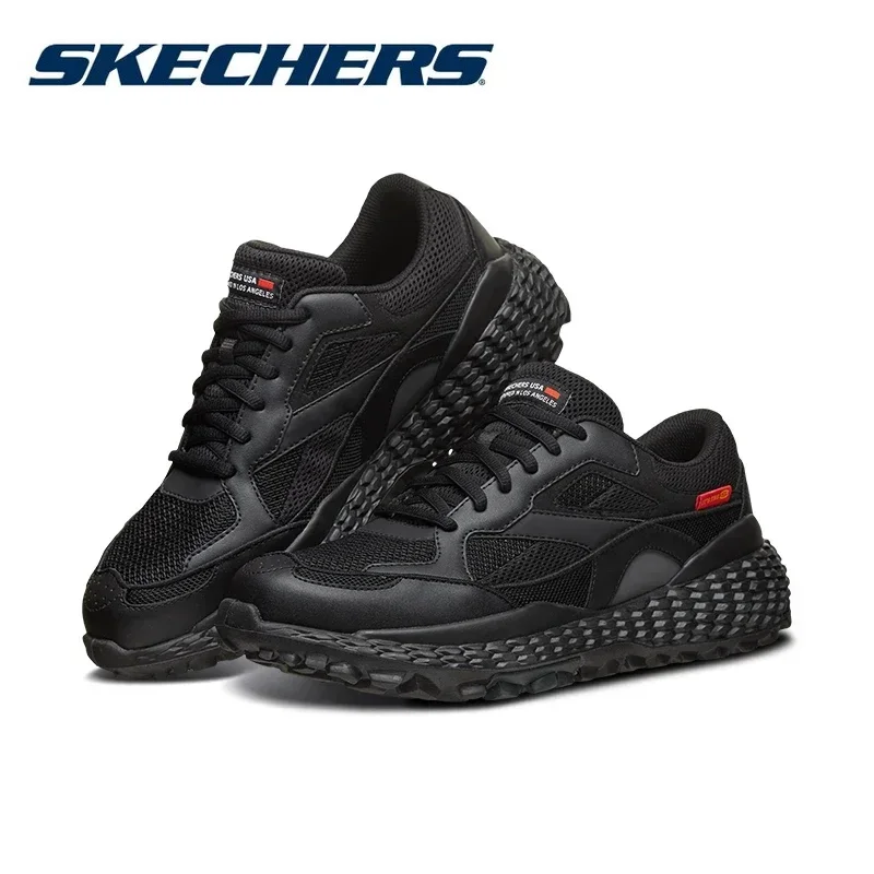 Skechers zapatos de hombre estilo monstruo moda al aire libre zapatos deportivos bajos antideslizantes suaves cómodos transpirables tenis masculino