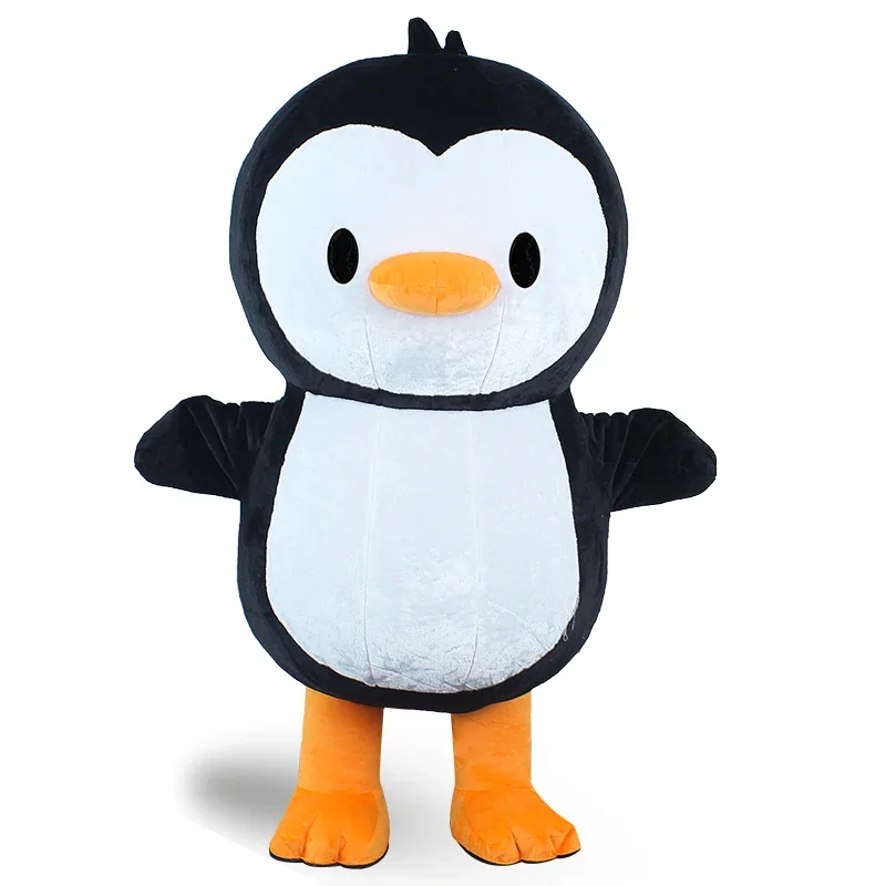 

Inflatable Penguin Mascot Costumes Cartoon Apparel Party Carnival Fancy Dress Christmas Cosplay Mascot Costume no battery