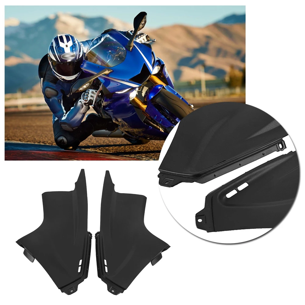 

1 Pair Black Air Dust Cover Fairing Insert Part for YZFR6 YZF-R6 2003-2005 Air Cover Cover Fairing Air Dust Cover Fairing