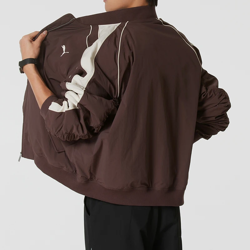 Puma genuine T7Bomber windproof cotton jacket, men's and women's zipper casual jacket 636859-13