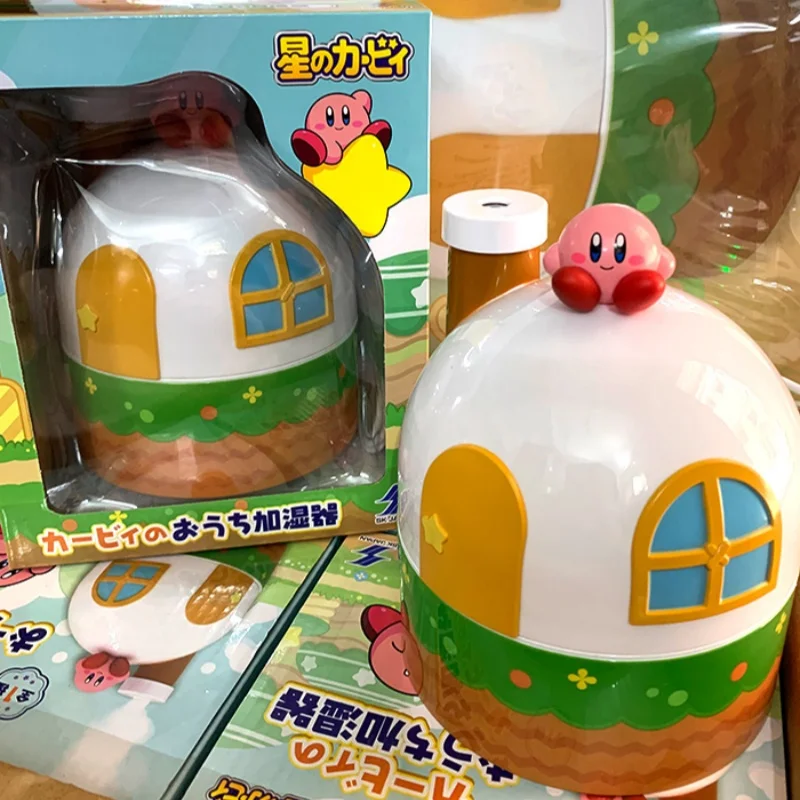 Genuine In Stock Anime Cartoon Figure Kirby Humidifier Usb Interface Doll Home Bedroom Decoration Toy Birthday Holiday Gifts