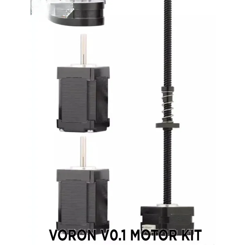 

Совершенно новый высокотемпературный 3D-принтер fot Mellow VORON V0.1LDO, комплект износостойкого двигателя с ходовым винтом