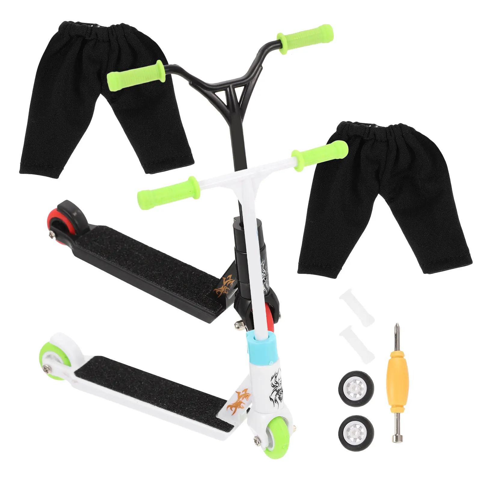 

2 Sets Kids Finger Scooter Fingerboards Skateboards Toy Scooters Fingertips Movement Toys Action Dexterity