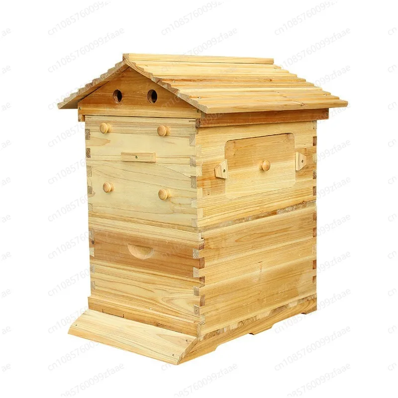 Automatic self-flowing bee box, bee villa system, complete set of beehive equipment