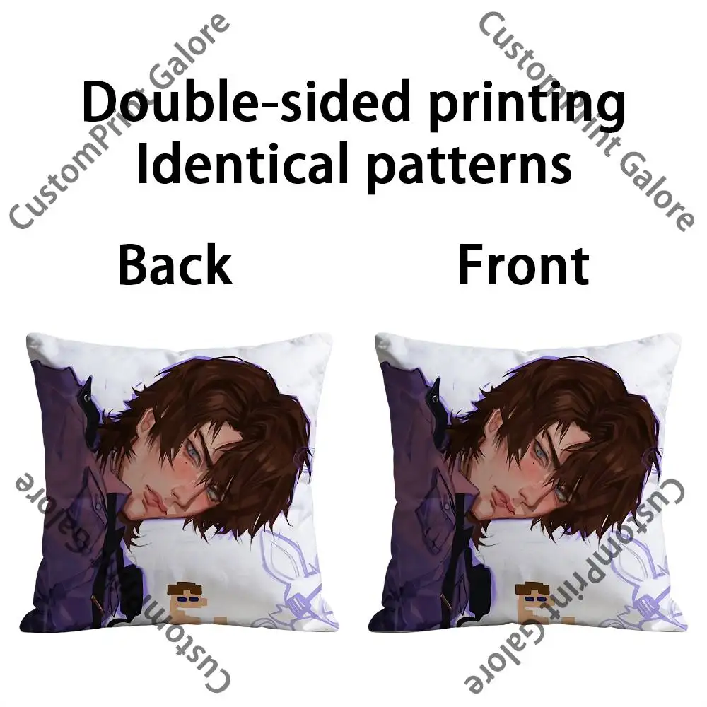 M-Michael A-Afton Pillow Cover Polyester Square Cushion Case 45 cm Decorative for Home Couch Bed Car Decor