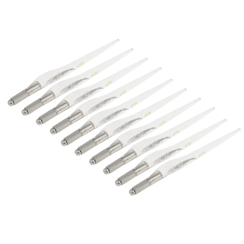 Pack of 10 Disposable Stainless Steel Ear Lip Naval Tongue Belly