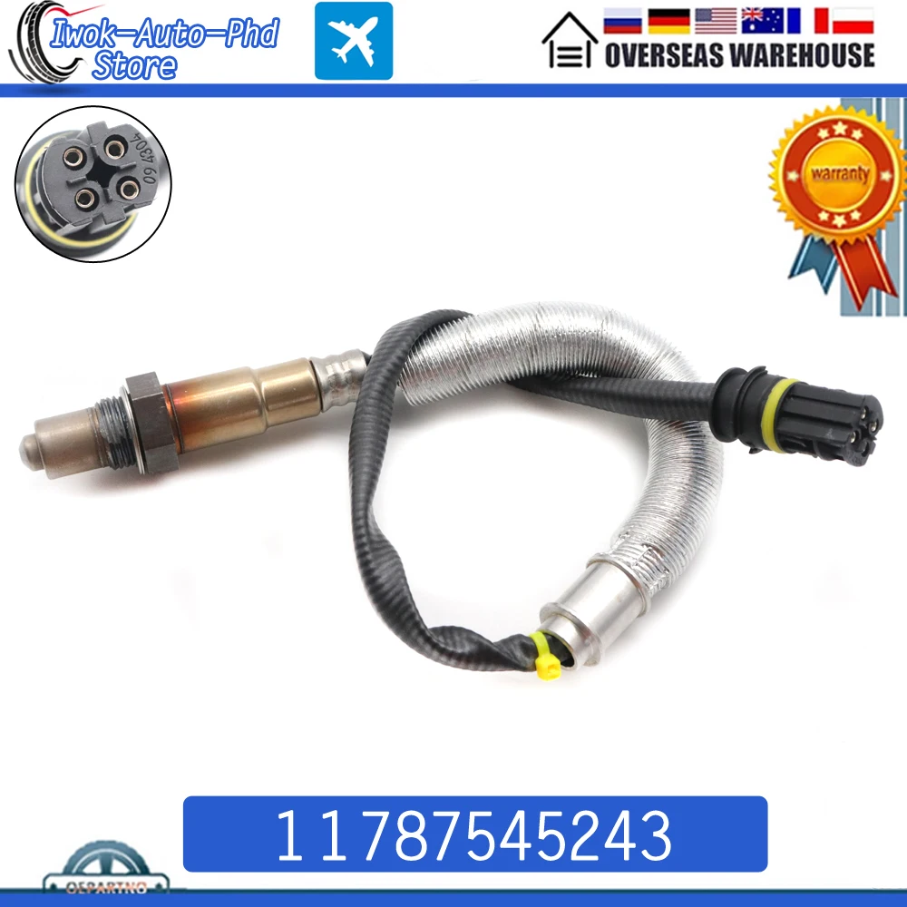 11787545243 Downstream Left Air Fuel Ratio Lambda O2 Oxygen Sensor For BMW E60 E65 E70 135i 328i 550i 650i 750i X3 X5 X6 Z4