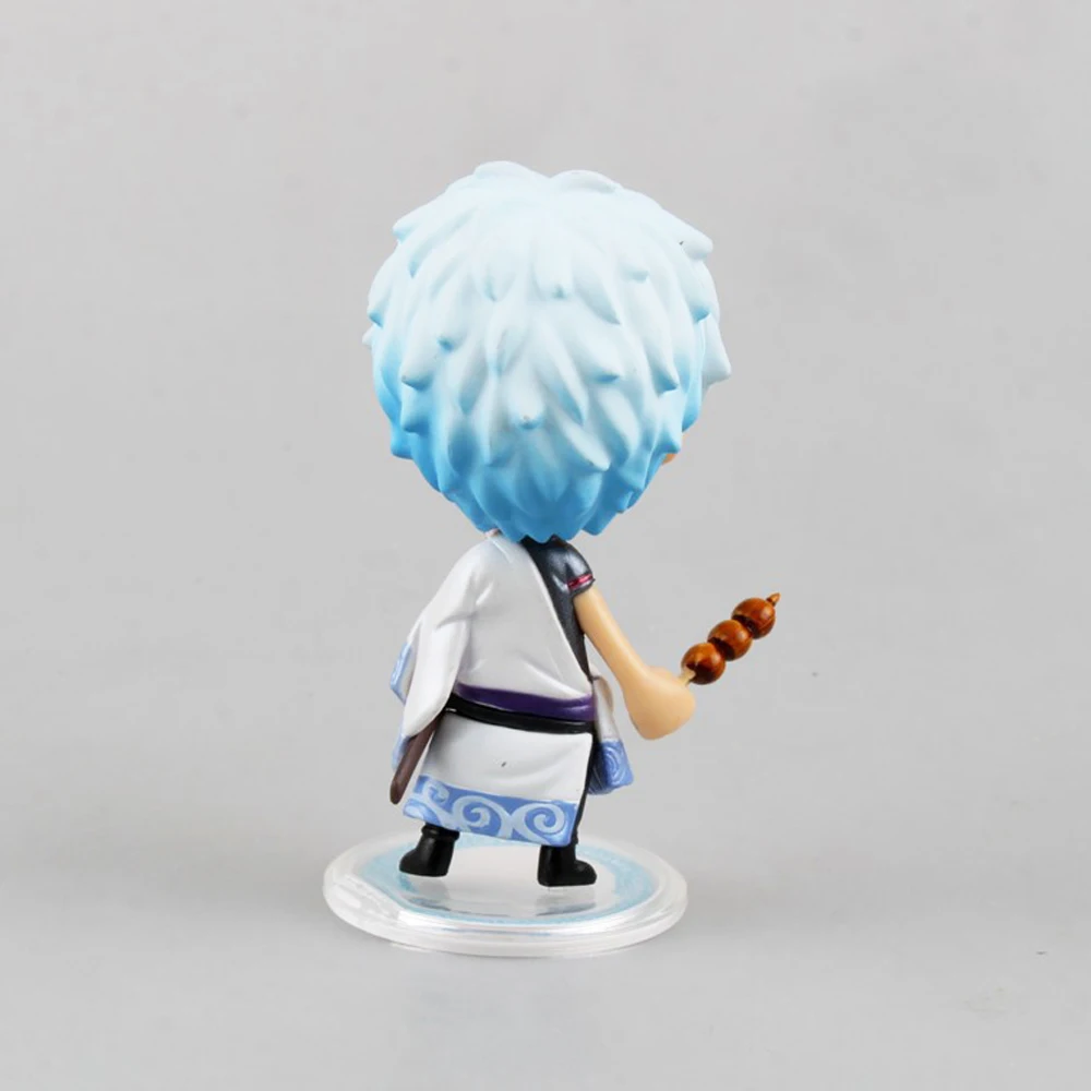 Hot Sale Gintama Comic Anime Sakata Gintoki Silver Soul Cute Version  Figure Model Toys Gift 11CM