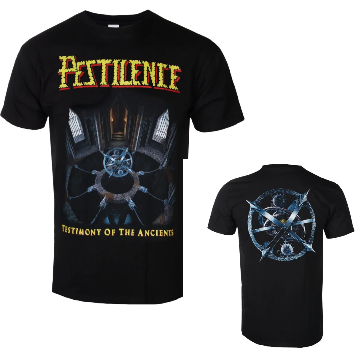 Pestilence Graphic Baumwoll-Band-T-Shirt, Unisex, Sommer, kurzärmelig, modisches Marken-T-Shirt, luxuriöses, lässiges Vintage-T-Shirt – Detail 3