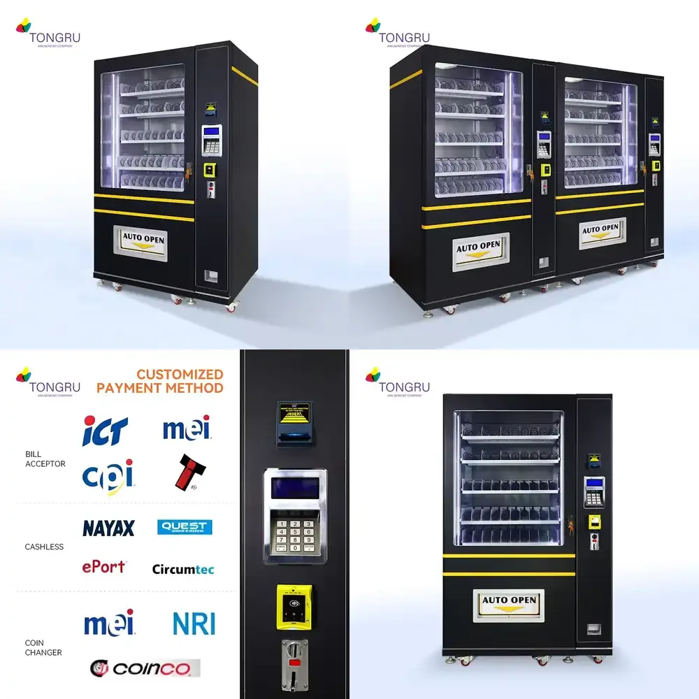 

Торговый автомат для гигиенических прокладок: высокодоходный комбо-автомат для снеков, напитков и сигарет