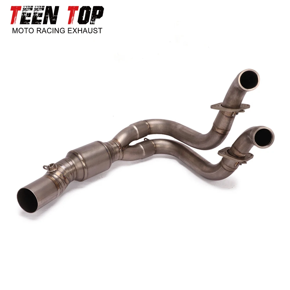 دراجة نارية العادم الانزلاق على 51 مللي متر سبائك التيتانيوم لكاواساكي Z650 النينجا 650 تحت الدراجة أنظمة العادم الكامل نينجا 650 2017-2021