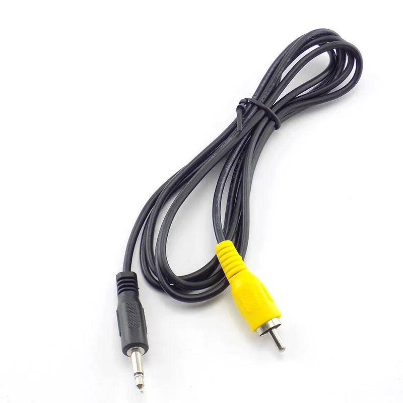 3.5mm Mono Plug to RCA Male Jack Video AV Cable 1.5Meter