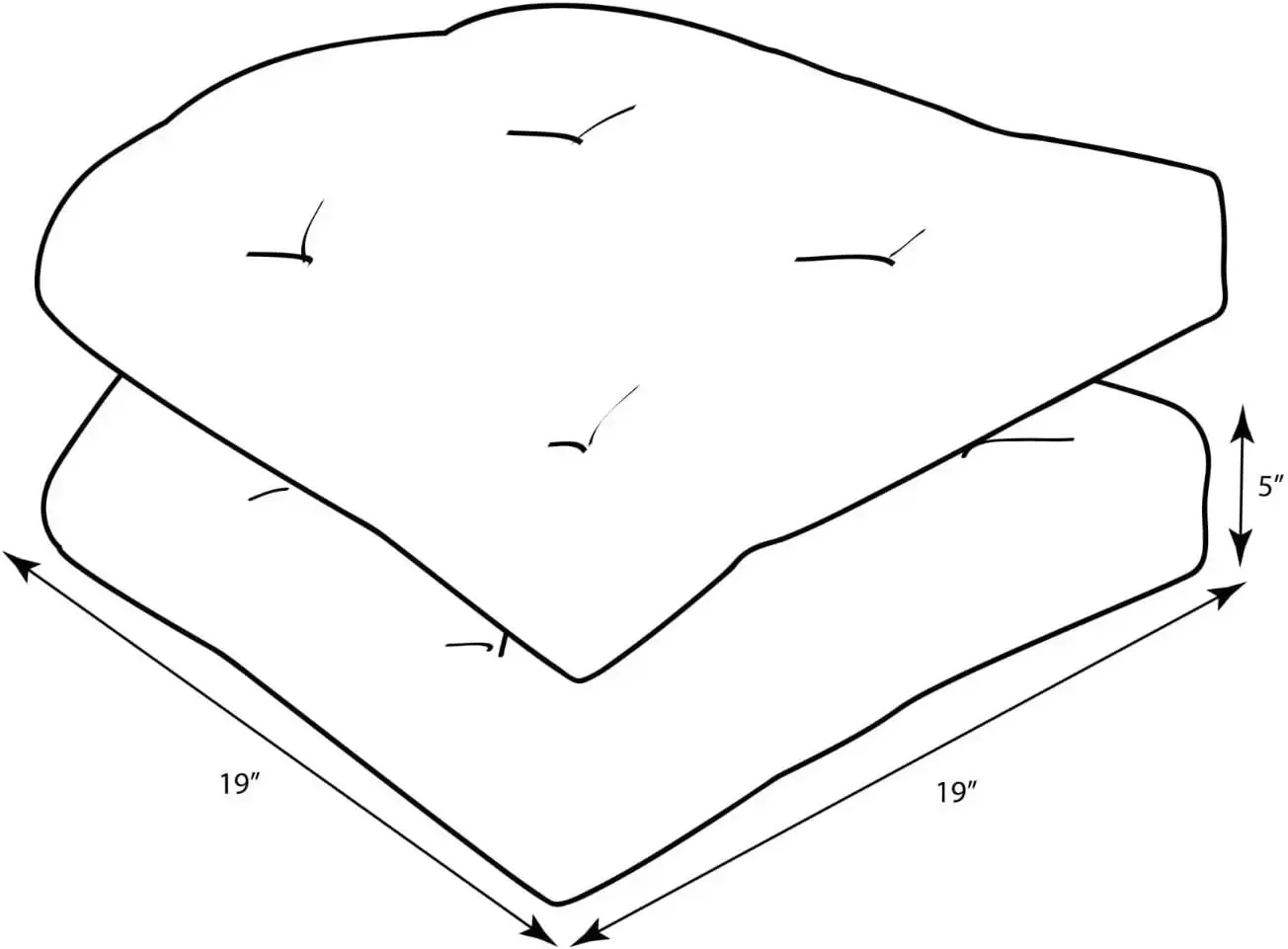 

[XMSJ]Яркая цветочная подушка для сиденья стула, для использования в помещении и на улице, с тафтингом, устойчивая к атмосферным воздействиям и выцветанию, 19 x 19 дюймов, сине-фиолетовая, Gregoire 2 Cou