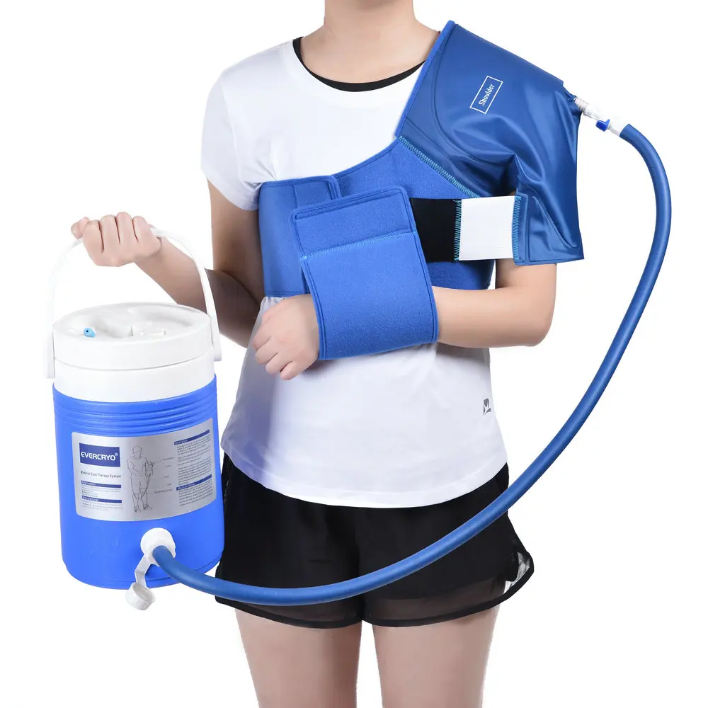 CRYO PUSH Shoulder Ice Therapy Rehabilitation Equipment  Cryo and Compression Device for Shoulder Pain Relief